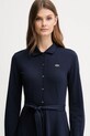 Lacoste sukienka bawełniana granatowy EF5299
