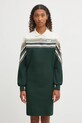 Odzież Lacoste sukienka EF5408 zielony