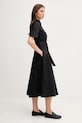 Dkny sukienka bawełniana DJ5D9065 czarny AW25