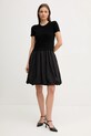 Dkny sukienka P5EUAX21 czarny AW25