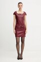 Guess sukienka ALIENOR W5BK55.WGIK0 bordowy AW25
