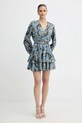 Guess rochie CLARISSE W5BK53.W2770 albastru AW25