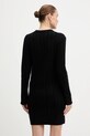 Odzież Guess sukienka z dodatkiem wełny ELSA W5BK46.Z1192 czarny