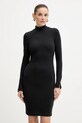 Guess sukienka ALESSA z elastanem czarny W5BK30.K0602