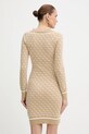 Odzież Guess sukienka z domieszką wełny AUBREY W5BK25.Z3JD2 beżowy