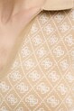 Guess sukienka z domieszką wełny AUBREY W5BK25.Z3JD2 beżowy