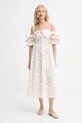 Одежда Льняное платье The Sleeper ALDR01F020N бежевый