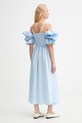 The Sleeper rochie din in ALDR01G027N albastru AW25