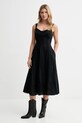 Levi's sukienka bawełniana 003PR.0003 czarny AW25