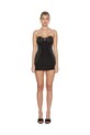 GOD SAVE QUEENS sukienka OUT-OF-OFFICE DRESS tkanina czarny GSQ.153.311