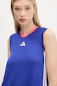 Šaty adidas House of Tiro modrá JW6819