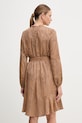 Odzież Marc Aurel sukienka wiskozowa 6577.1000.24812 brązowy