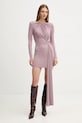 Marciano Guess sukienka OLIVIA z elastanem różowy 5BGK22.6259A