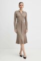 Marciano Guess vestito AGATHE maxi beige 5BGK07.5891Z