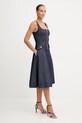 Marciano Guess sukienka jeansowa 5YPK74.7457A granatowy AW25