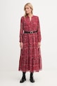 Šaty Pepe Jeans PL9537703 burgundské AW25
