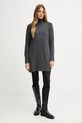 Pepe Jeans sukienka z dodatkiem wełny PL9537714 szary AW25