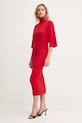Φόρεμα Twinset 252LI3BDD κόκκινο AW25