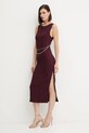 Twinset rochie 252TP2300 burgundia AW25