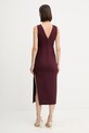 Odzież Twinset sukienka 252TP2300 bordowy