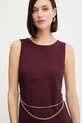 Twinset sukienka bordowy 252TP2300