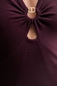 Šaty Twinset 252TP3140 burgundské