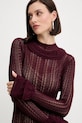 Twinset rochie burgundia 252TP3182