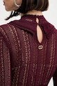Twinset rochie 252TP3182 burgundia