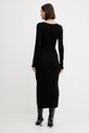 Twinset sukienka z wełną 252TP3330 czarny AW25