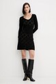 Twinset sukienka z wełną 252TP3471 czarny AW25