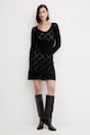 Twinset sukienka z wełną 252TP3471 czarny AW25