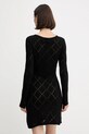 Odzież Twinset sukienka z wełną 252TP3471 czarny