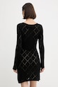 Odzież Twinset sukienka z wełną 252TP3471 czarny
