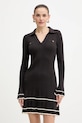 Twinset sukienka casual brązowy 252TT3230
