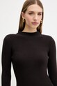 Платье с добавлением шерсти Twinset коричневый 252TT3140