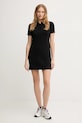 Хлопковое платье Calvin Klein Jeans LV044D208G чёрный AW25