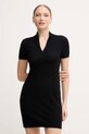 Obleka Calvin Klein Jeans Mini črna LV044D309G