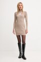 Calvin Klein Jeans sukienka LV047D308G beżowy AW25