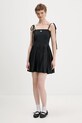 Φόρεμα adidas Originals Pleated Dress JW0115 μαύρο AW25