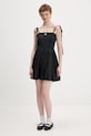 Φόρεμα adidas Originals Pleated Dress JW0115 μαύρο AW25
