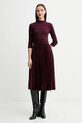 Tommy Hilfiger sukienka WW0WW46138 bordowy AW25