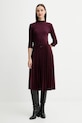 Tommy Hilfiger sukienka WW0WW46138 bordowy AW25