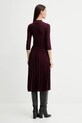 Odzież Tommy Hilfiger sukienka WW0WW46138 bordowy