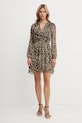 Φόρεμα Morgan RLION καφέ AW25