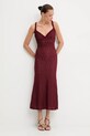 Платье Bardot 59964DB бордо AW25