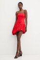Bardot sukienka 59981DB czerwony AW25