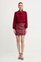 Šaty Liu Jo MF5072.E0624 burgundské AW25