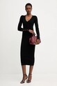 Liu Jo rochie MF5036.MS99E negru AW25