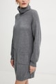Вовняна сукня Liu Jo сірий MF5063.MS009