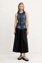 Desigual sukienka POPLIN 25WWVD03 granatowy AW25